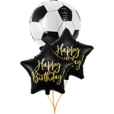 Bunch of balloons 'Happy Birthday' Football